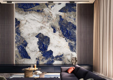 Load image into Gallery viewer, Kenara Angara nera azul - installed interior